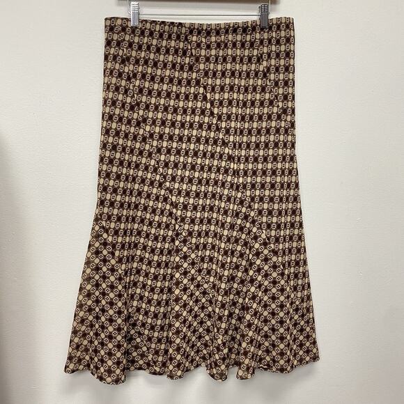 Bohemian Lightweight Cottagecore Minimalist Indie Sleeze Women Large Skirt - Picture 1 of 7